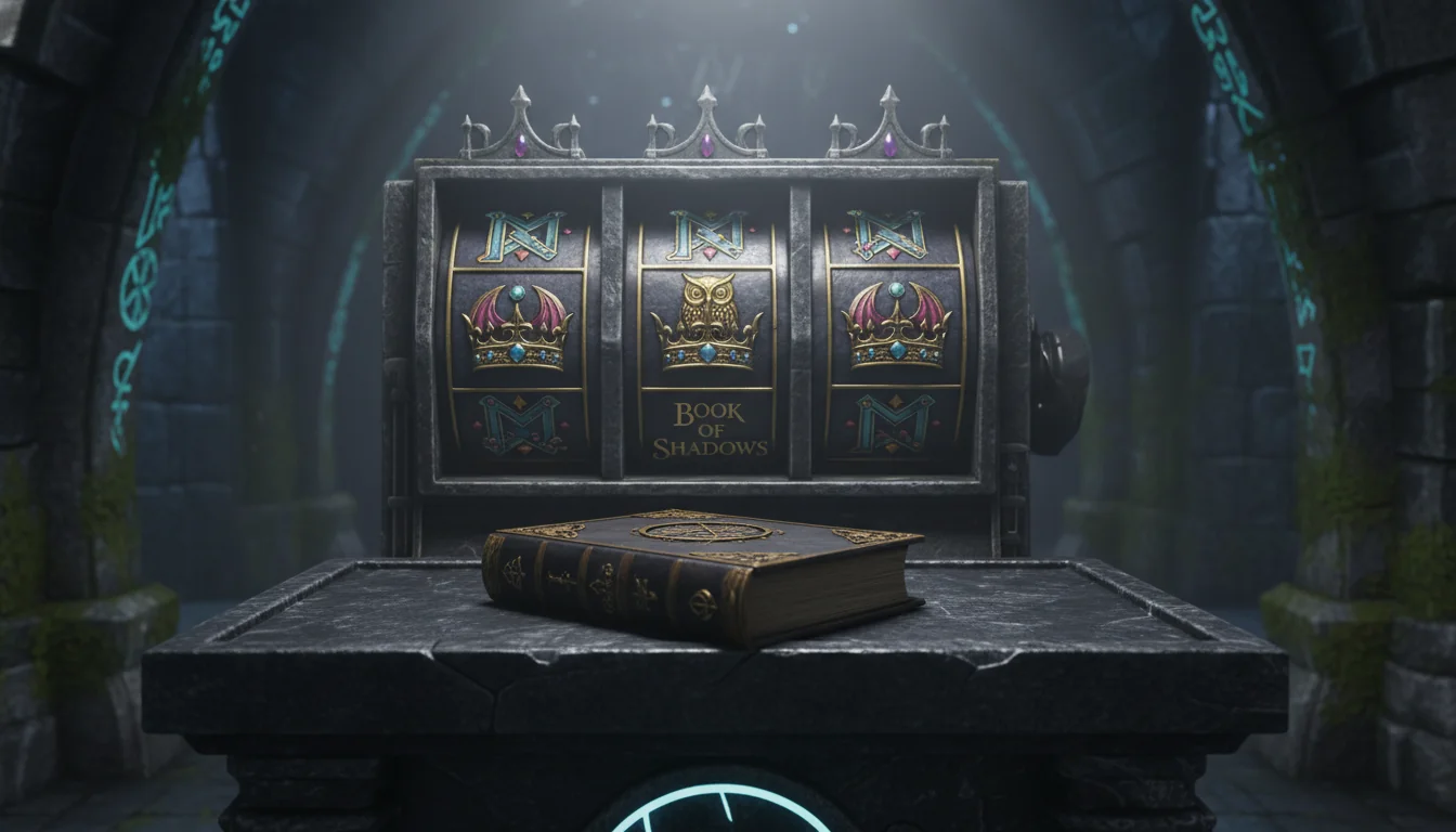 Occult book and candles